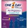One A Day Pre-Pregnancy Couple's Pack Multivitamin; 30+30 Count