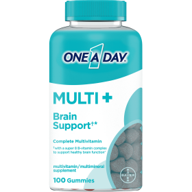 One A Day MULTI+ Brain Support Gummy Multivitamin; 100 Count