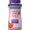 Nature's Bounty Advanced Hair; Skin and Nails Strawberry Gummies; 6000 mcg Biotin; 90 Count