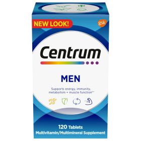 Centrum Multivitamin for Men; Multivitamin/Multimineral Supplement With Vitamin D3; 120 Count