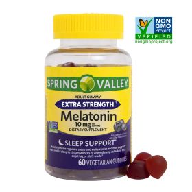 Spring Valley Vegetarian Melatonin Gummies; 10 mg; 60 Count
