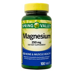 Spring Valley Magnesium Tablets Dietary Supplement; 250 mg; 100 Count