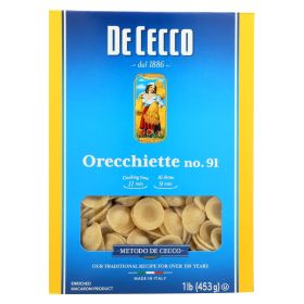 De Cecco Pasta - Pasta - Orecchiette - Case Of 12 - 16 Oz