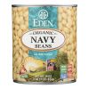Eden No Salt Added Organic Navy Beans - Case Of 12 - 29 Oz