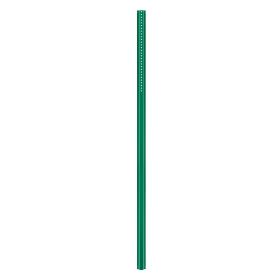 VEVOR 8FT U-Channel Sign Post, 4Pack Green Heavy Duty Steel Fixed Fence Post, Steel Fence U-Channel Sign for Garden, Courtyard