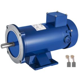 Dc Motor, 3/4hp, 56c, 90v, 1750rpm, Tefc, Base Grease, Permanent Magnet