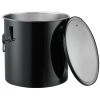 VEVOR Fryer Grease Bucket, 8 Gal Oil Disposal Caddy Stainless Steel Fryer Oil Bucket Rust-Proof Coating, Oil Transport Container with Lid, Lock Clips