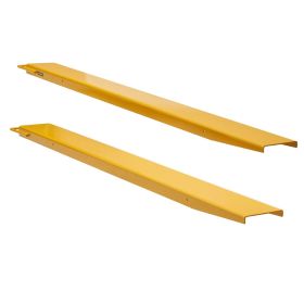 VEVOR Pallet Fork Extensions, 72" Length 5.5" Width, Heavy Duty Carbon Steel Fork Extensions for Forklifts, 1 Pair Forklift Extensions
