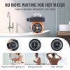 VEVOR Hot Water Recirculating Pump, 100W Water Circulator Pump, Auto Start/Close Ultra-silent Stainless Steel Head Circulation