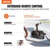 VEVOR Boat Throttle Control, 881170A13 Side-Mounted Outboard Remote Control Box for Mercury PT 4-Stroke