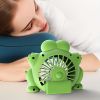 1 Pack Frog Portable Handheld Battery Operated Fan; USB Rechargeable Battery Operated Fan For Indoor Outdoor Car Radio; Cooling Fan Mini Small Desk Fa