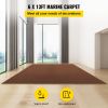 VEVOR Marine Carpet, 6 x 13 ft Boat Carpeting, Deep Brown Marine Grade Boat Carpet, Indoor/Outdoor Marine Carpeting with Water-Proof TPR Backing