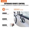 VEVOR Boat Throttle Control, 8M0059686 Top-Mounted Outboard Remote Control Box for Mercury PT 2-Stroke