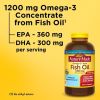 Nature Made Omega 3 Fish Oil 1200mg One Per Day Softgels; 290 Count