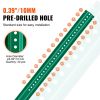 VEVOR 6FT U-Channel Sign Post, 4Pack Green Heavy Duty Steel Fixed Fence Post, Steel Fence U-Channel Sign for Garden, Courtyard