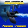 VEVOR Outboard Propeller, Replace for OEM 48-8M0084494, 4-Blade 14 1/2 x 17 Boat Propeller, Compatible w/ 135-300HP 2-Stroke & 4-Stroke Outboards