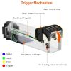 2Pcs Humane Live Mouse Trap Reusable Rat Rodent Trap Catch Release Cage Safe for Family Children Pets Easy Setup