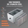 VEVOR Commercial Grease Trap, 25 LBS Grease Interceptor, Top Inlet Interceptor, Under Sink Stainless Steel Grease Trap