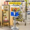 VEVOR Vending Machine with Stand, Blue Quarter Candy Dispenser, Rotatable Four Compartments Square Candy Vending Machine