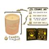 100% Soy Wax Candle in Pink Marble Ceramic Jar 15oz 60+ Hour