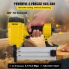 VEVOR Pneumatic Concrete Nailer, 14 Gauge 1 to 2-1/2 Inch Heavy Duty T Nail Gun W/Ergonomic Handle, Framing Nailer Used in Woodworking
