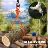 VEVOR Log Skidding Tongs, 32 inch 2 Claw Log Lifting Tongs, Heavy Duty Steel Lumber Skidding Tongs, 1543 lbs/700 kg Loading Capacity, Log Lifting