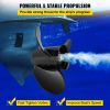 VEVOR Outboard Propeller, Replace for OEM 765183, 3 Blades 13 1/4" x 17" Pitch Aluminium Boat Propeller