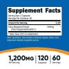 Nutricost Citrus Bergamot Capsules (120 Capsules, 60 Servings / 1,200 Mg Citrus Bergamot Extract Per Serving) | Potent 25:1 Extract - Gluten Free