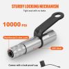 VEVOR Grease Gun Coupler 2 PCS, 10000 PSI High Pressure, 3-Jaw Locking, Quick Release Grease Gun Tip with Hose/Zerk Fittings Cleaner/Leak-Proof Cap