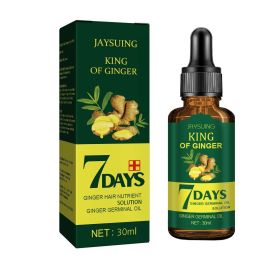 Jaysuing Ginger Hair Treatment Oil Refreshing & Nourishing Scalp Follicle Strengthening Hair Nutrient Solution (Specification: 2pcs)